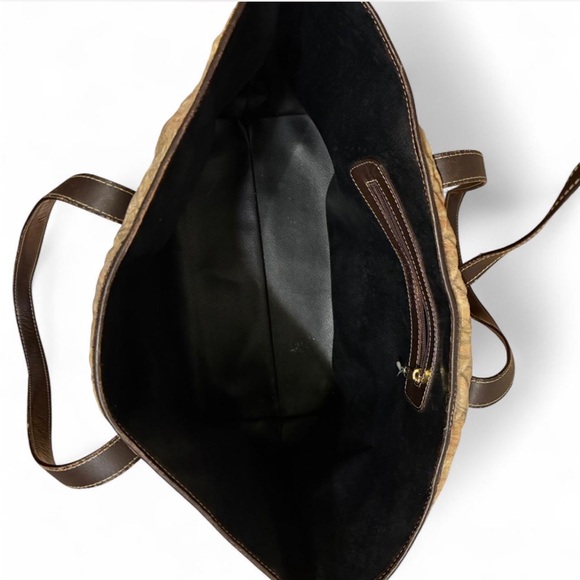 J.McLaughlin Vintage Velvelt Paisley Large Tote Bag. - Picture 7 of 7